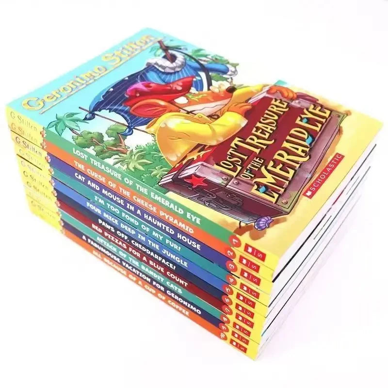 Geronimo Stilton Mouse Reporter 1-80 English Original Chapters, Bridge Books, Complete Set Of 80 Books! Education Teaching