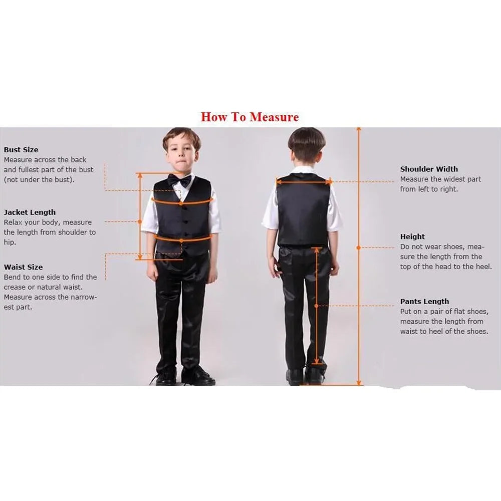Baby Boy Clothes 2 Piece Fashion Shawl Lapel One Button Child Suit Party Wedding Tuxedo Slim Chic Kids Clothes (Jacket+Pants)