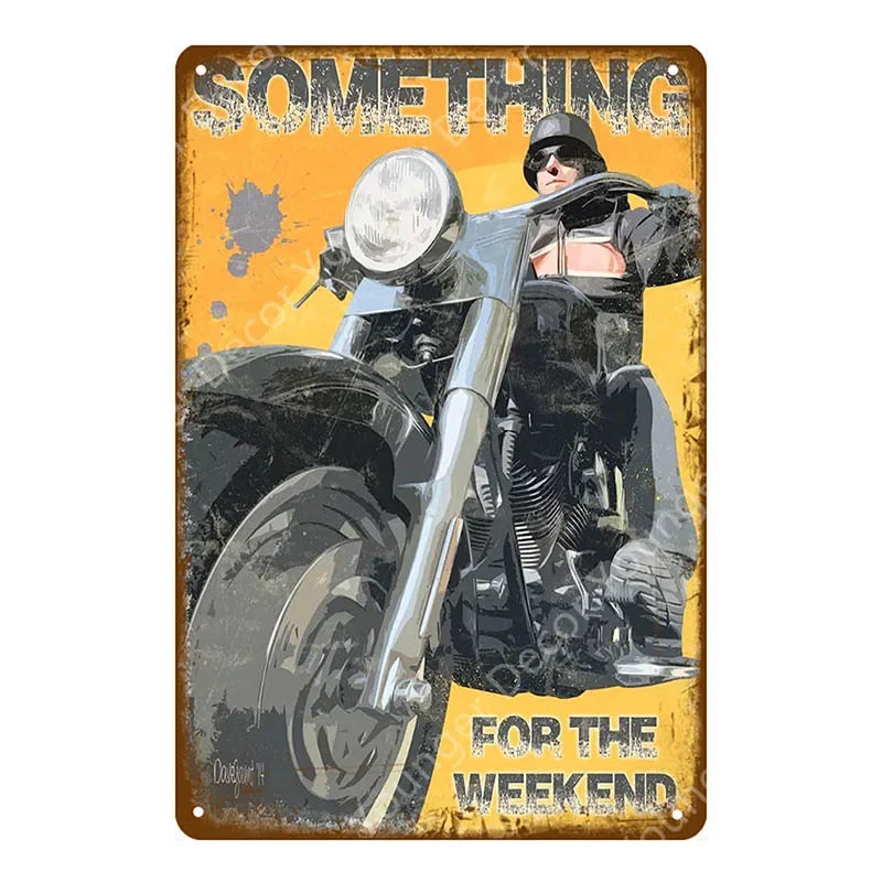 Dirt Bike Metal Poster Retro Motorcycle Races Plaque Wall Art Painting Plate Pub Bar Garage Home Decor Isle Of Man Signs YI-179