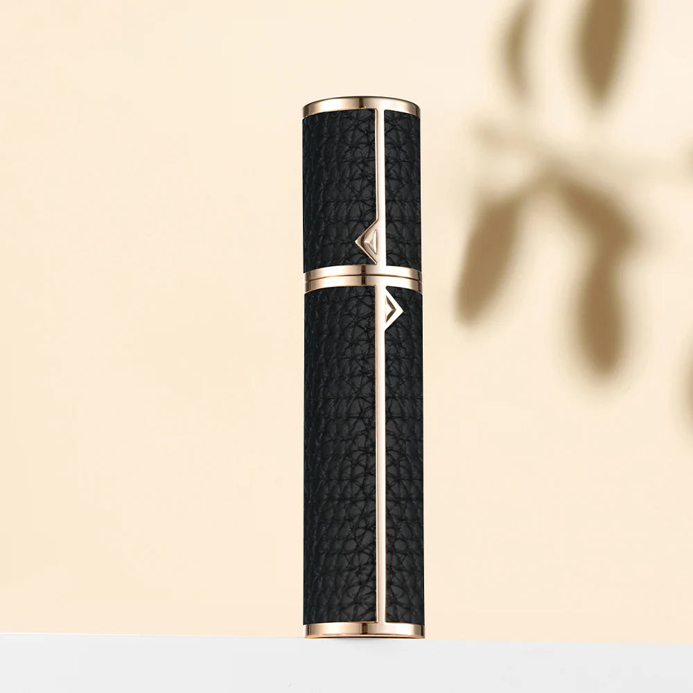 5/8/10ml PU leather mini perfume Atomizer Bottle Sprayer Suitable for Boarding Tight Sealing Travel Customized Refillable Bottle