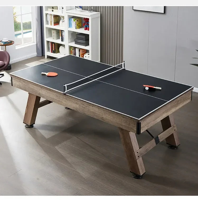 2022 New Design 8ft MDF 9 Ball Snooker Billiard Pool Table Combo Table Tennis And Dining Pool Table