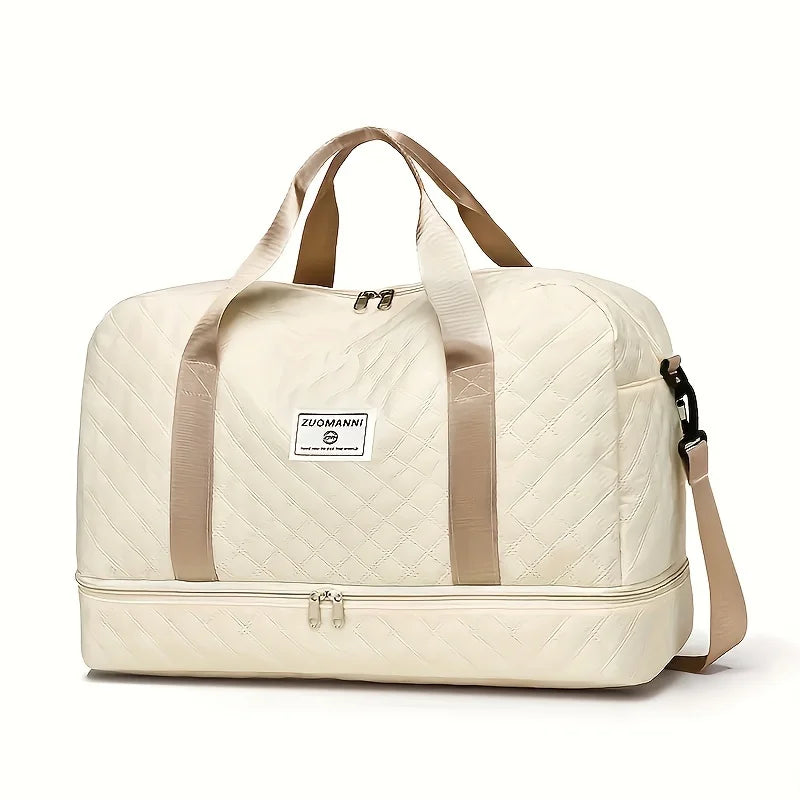 Lightweight Luggage Bag, Large Capacity Travel Duffle Bag Gym Tote Bags, Shoulder Weekender Overnight Bag