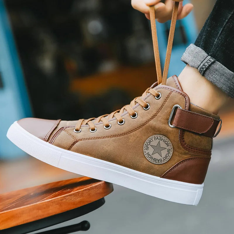 Men's High Top Luxury Sneakers