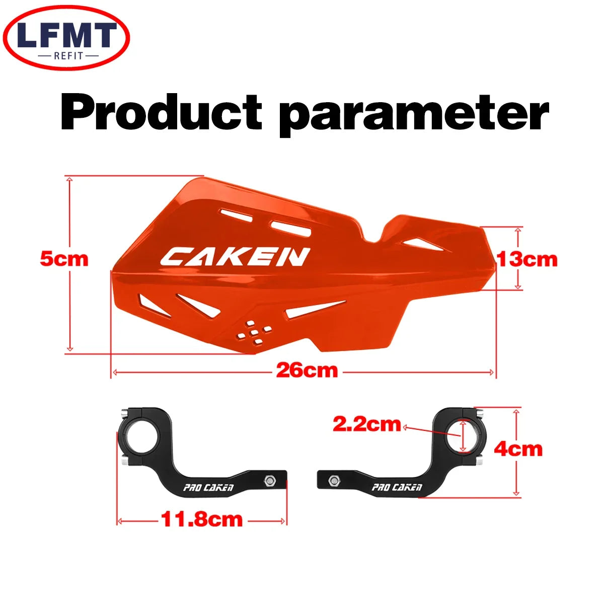 Dirt bike 22mm 28mm Handguard Handlebar Hand Guards Protector For Honda CR CRF Yamaha YZ WR F 125 150 250 350 450 500 Universal