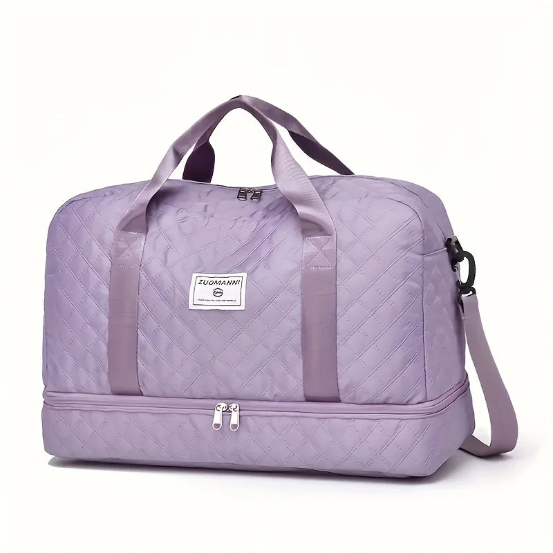 Lightweight Luggage Bag, Large Capacity Travel Duffle Bag Gym Tote Bags, Shoulder Weekender Overnight Bag