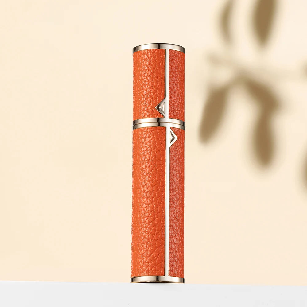 5/8/10ml PU leather mini perfume Atomizer Bottle Sprayer Suitable for Boarding Tight Sealing Travel Customized Refillable Bottle