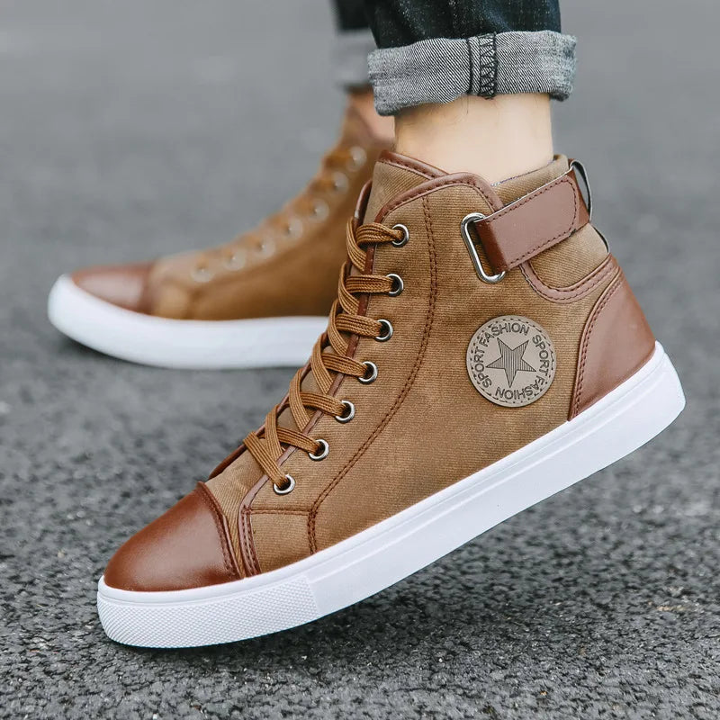 Men's High Top Luxury Sneakers