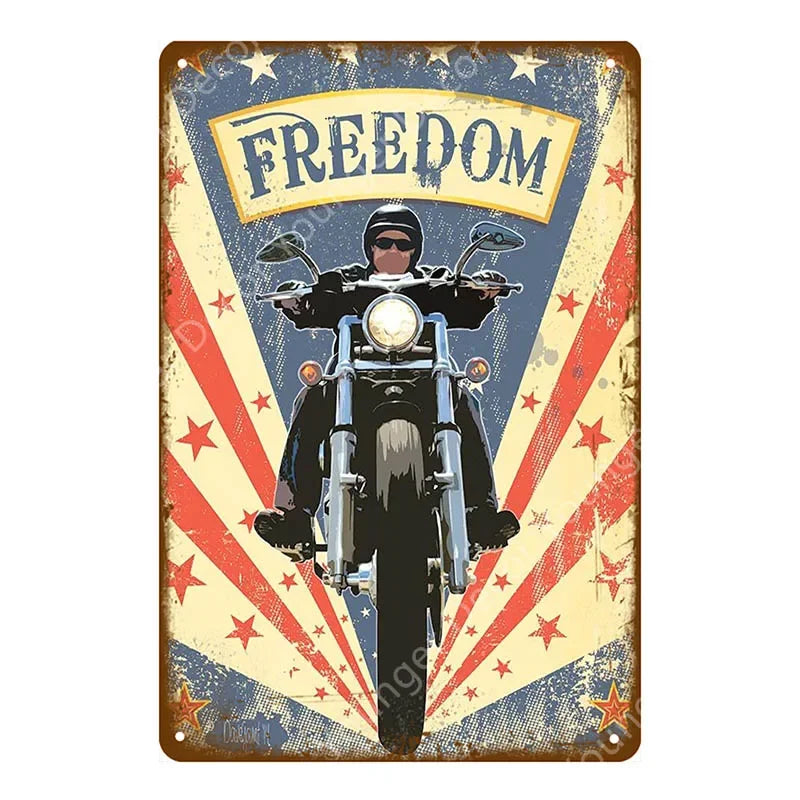 Dirt Bike Metal Poster Retro Motorcycle Races Plaque Wall Art Painting Plate Pub Bar Garage Home Decor Isle Of Man Signs YI-179