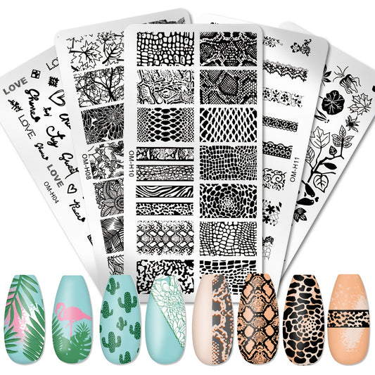 Manicure Printing Template Pattern Transfer Tool