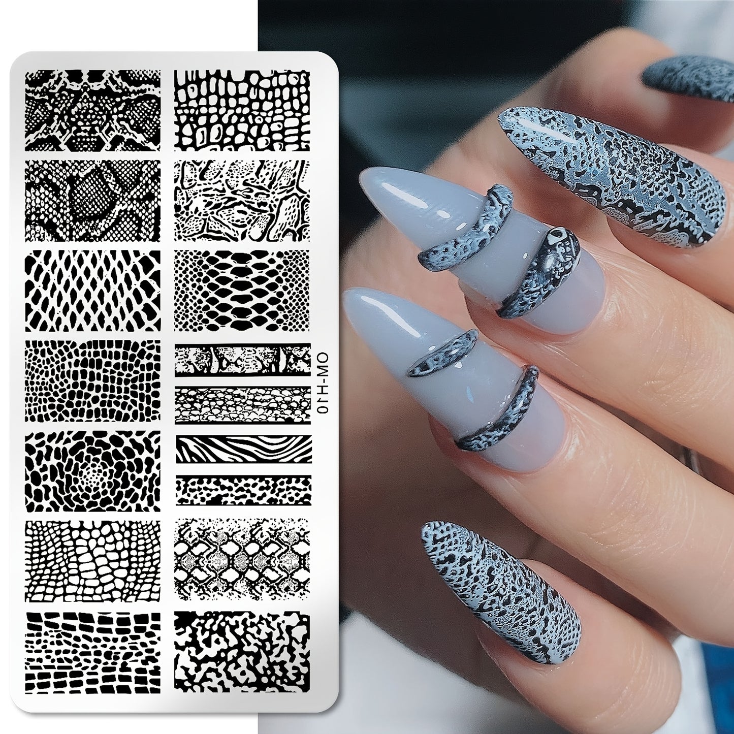 Manicure Printing Template Pattern Transfer Tool