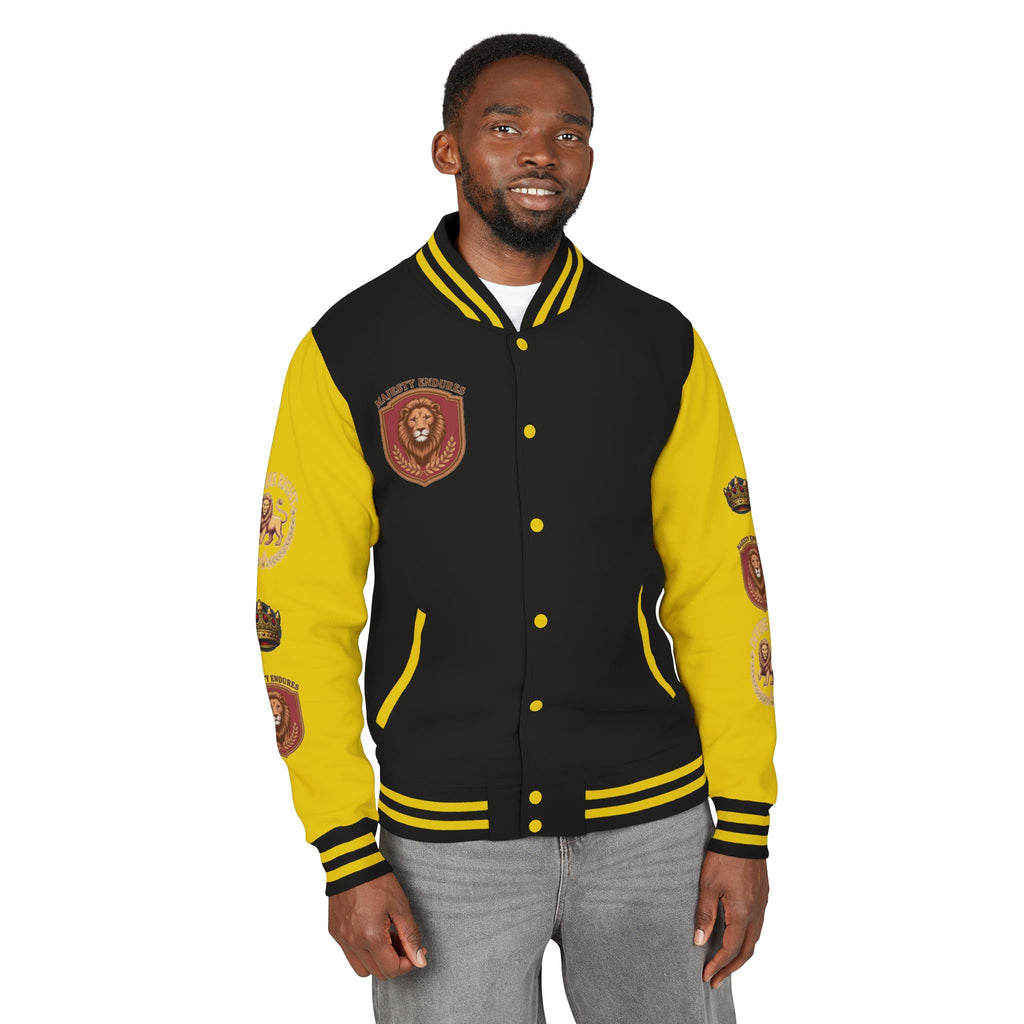 Authentic Royalty Men's "Crowned King" Letterman/Varsity Jacket