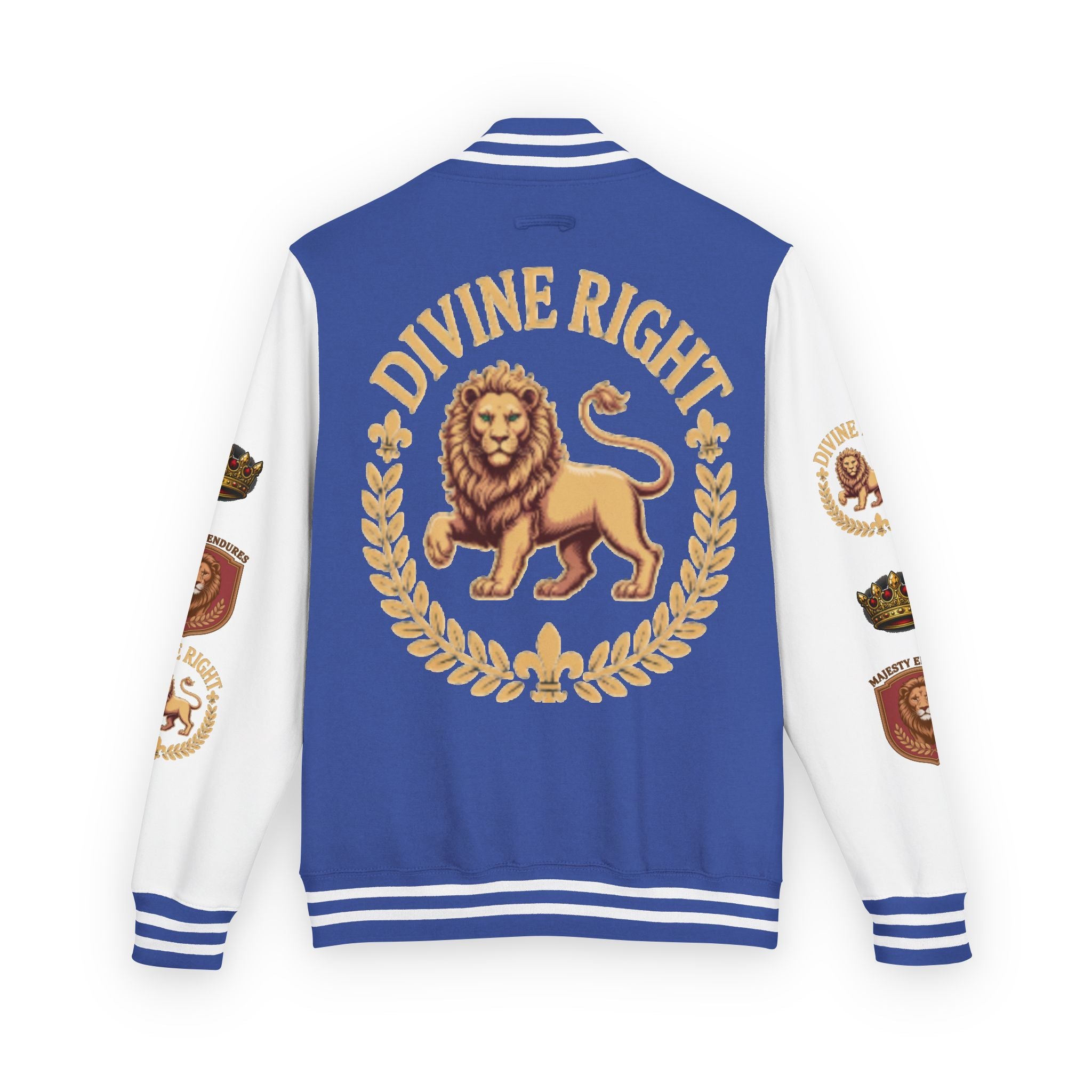 Authentic Royalty Men's "Crowned King" Letterman/Varsity Jacket