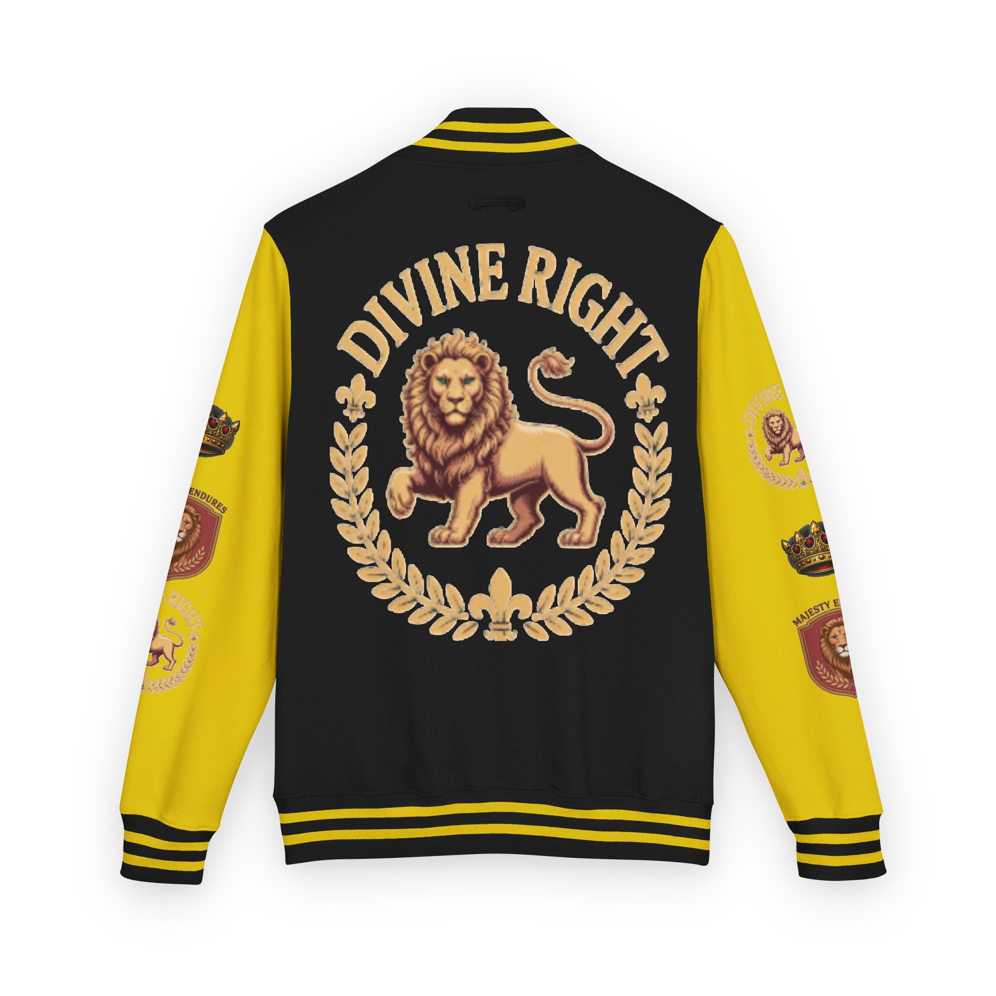 Authentic Royalty Men's "Crowned King" Letterman/Varsity Jacket