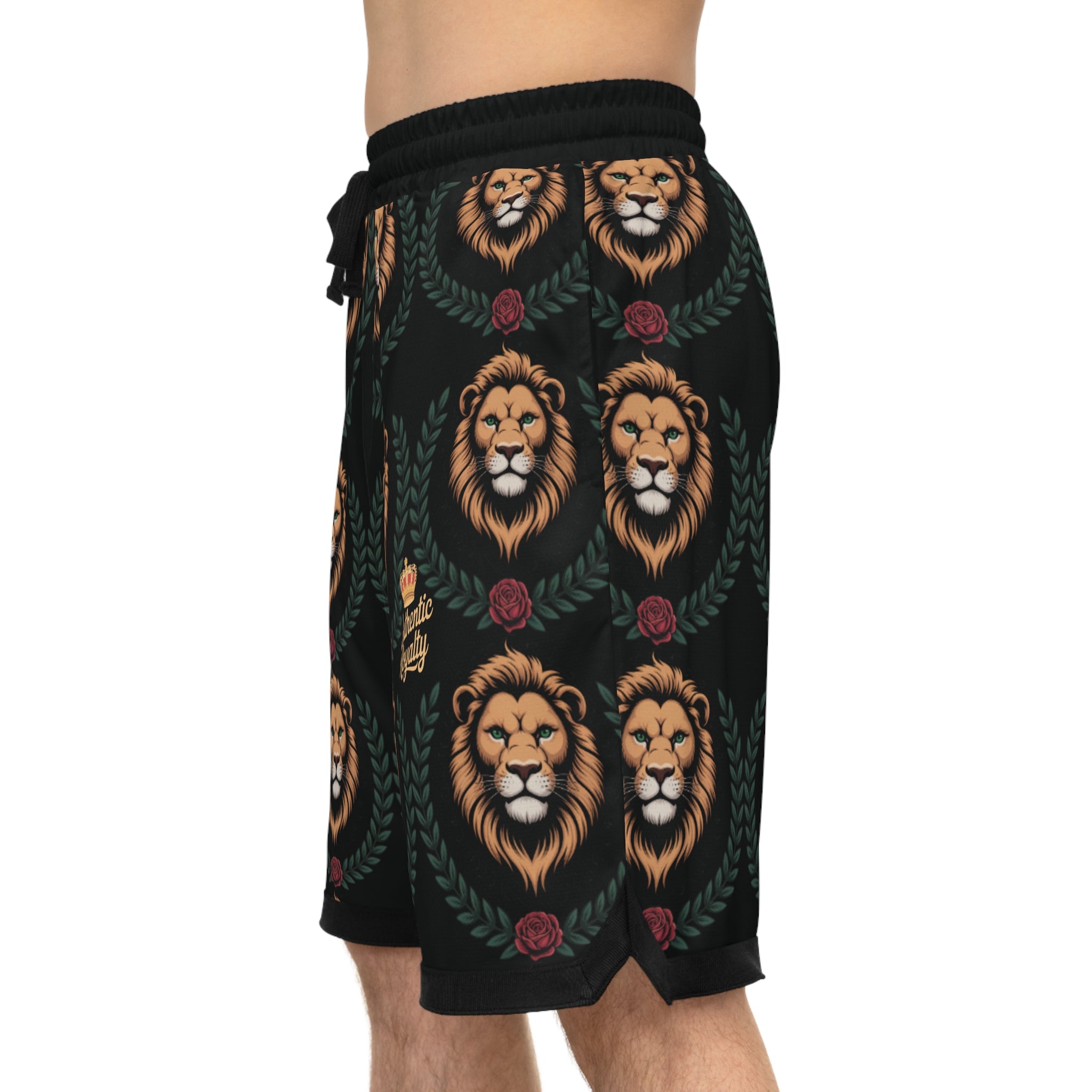Authentic Royalty "Lion Crest" Basketball Shorts