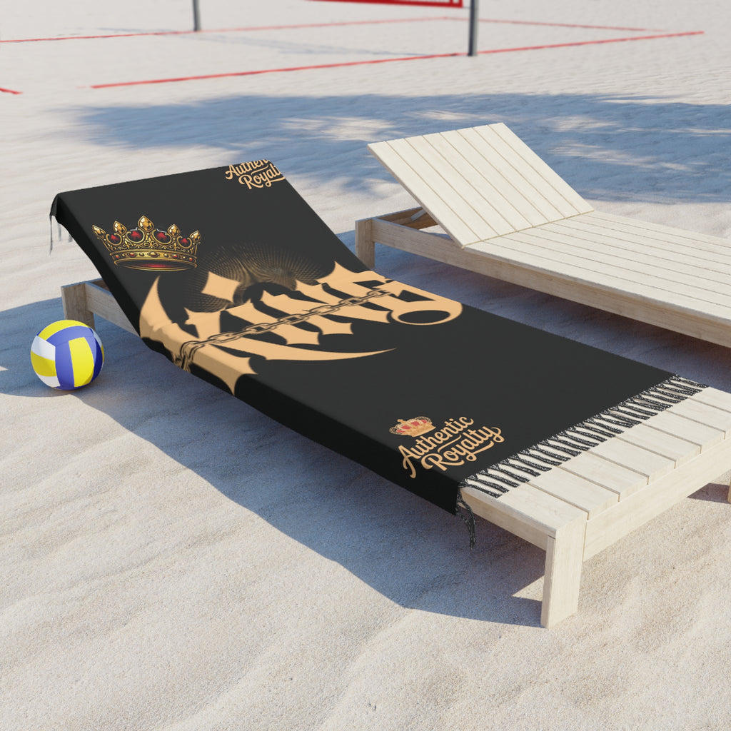 Authentic Royalty "Crowned King"  Boho Beach Towel/Cloth