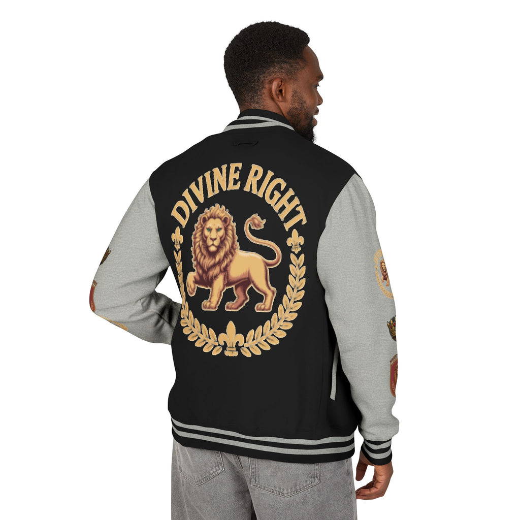 Authentic Royalty Men's "Crowned King" Letterman/Varsity Jacket