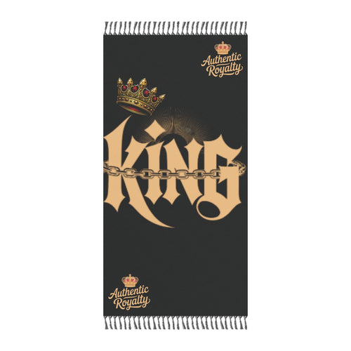 Authentic Royalty "Crowned King"  Boho Beach Towel/Cloth