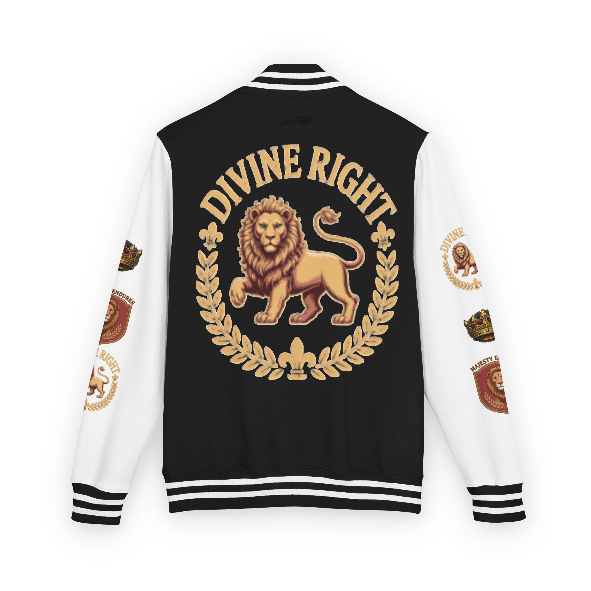 Authentic Royalty Men's "Crowned King" Letterman/Varsity Jacket