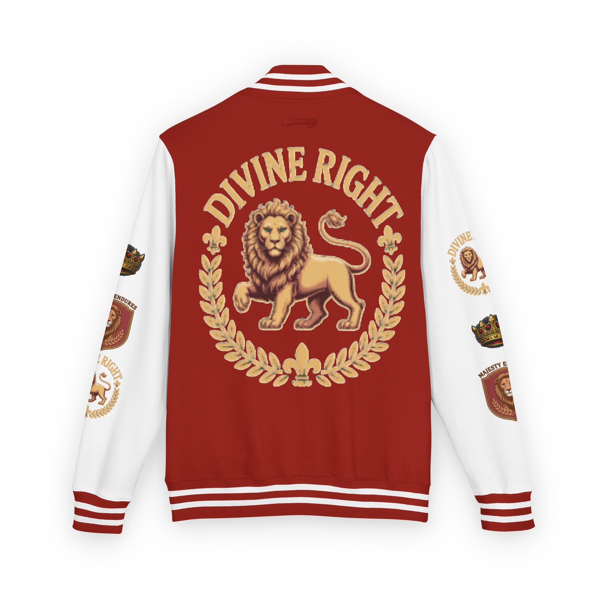 Authentic Royalty Men's "Crowned King" Letterman/Varsity Jacket