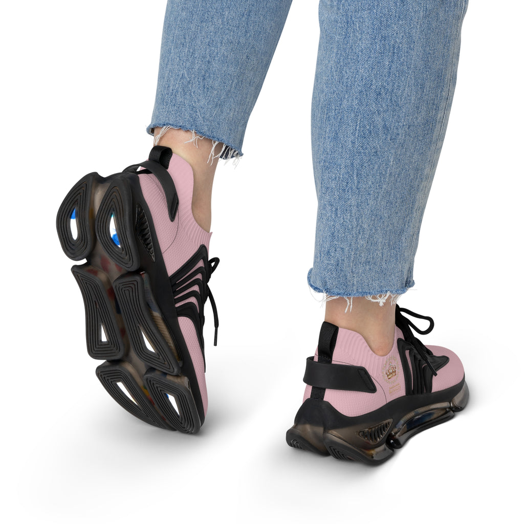 KoolKingKickz Women's "Plush Pink" Mesh Sneakers