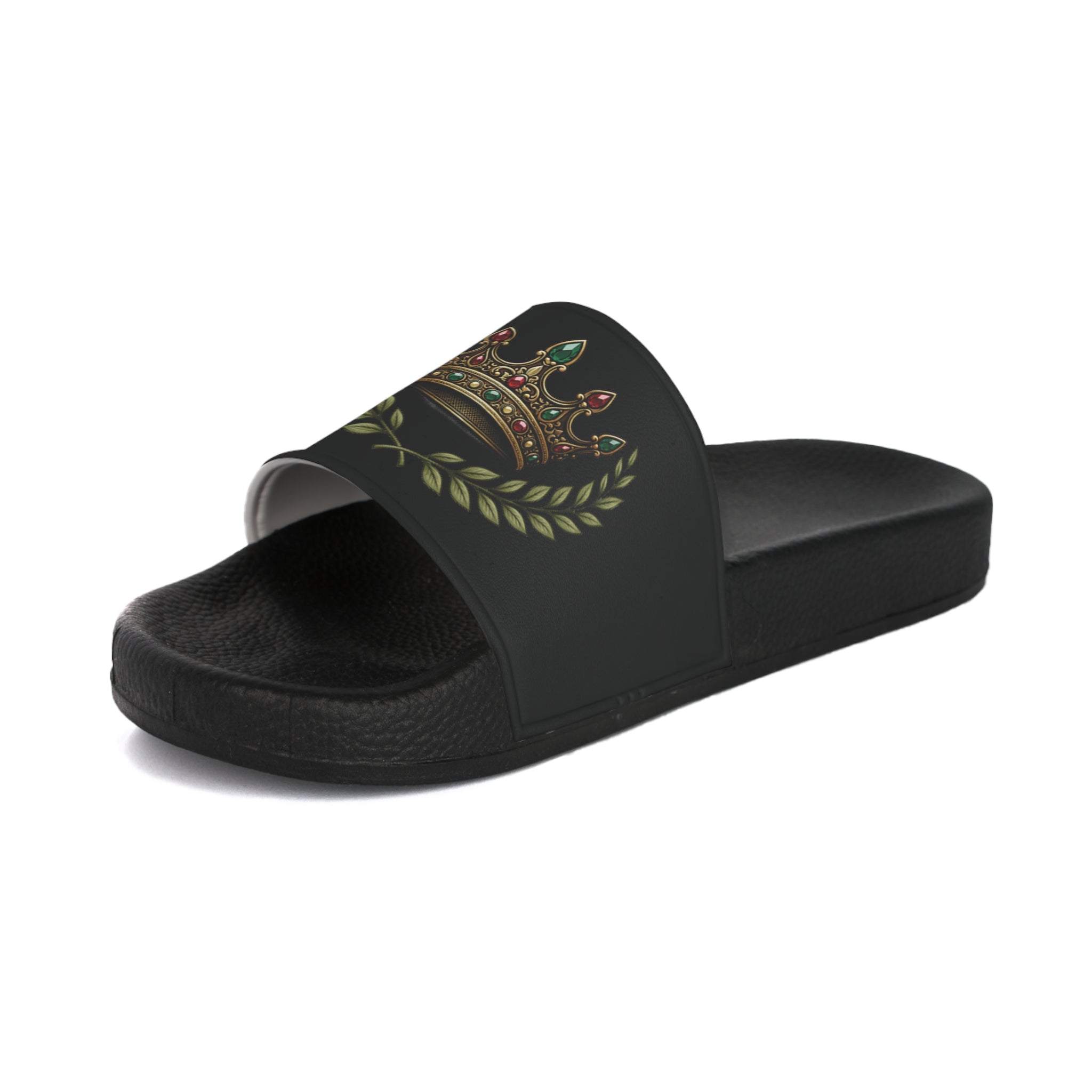 KoolKingKickz Women's "Queen Crown" Slide Sandals