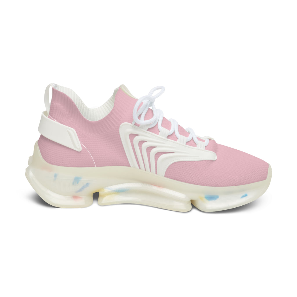 KoolKingKickz Women's "Plush Pink" Mesh Sneakers