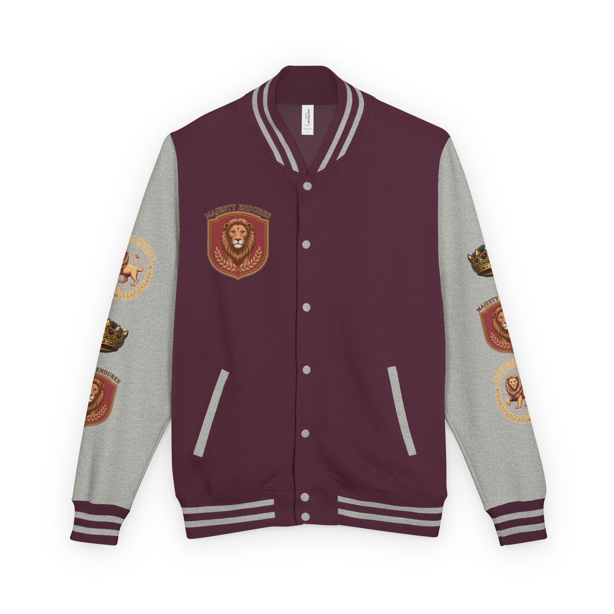 Authentic Royalty Men's "Crowned King" Letterman/Varsity Jacket