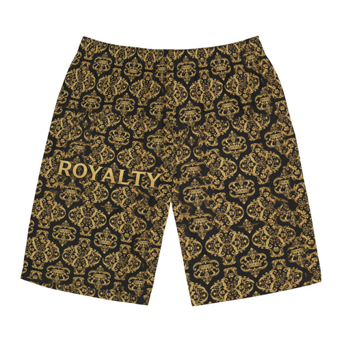Gold Black Men's Board Shorts