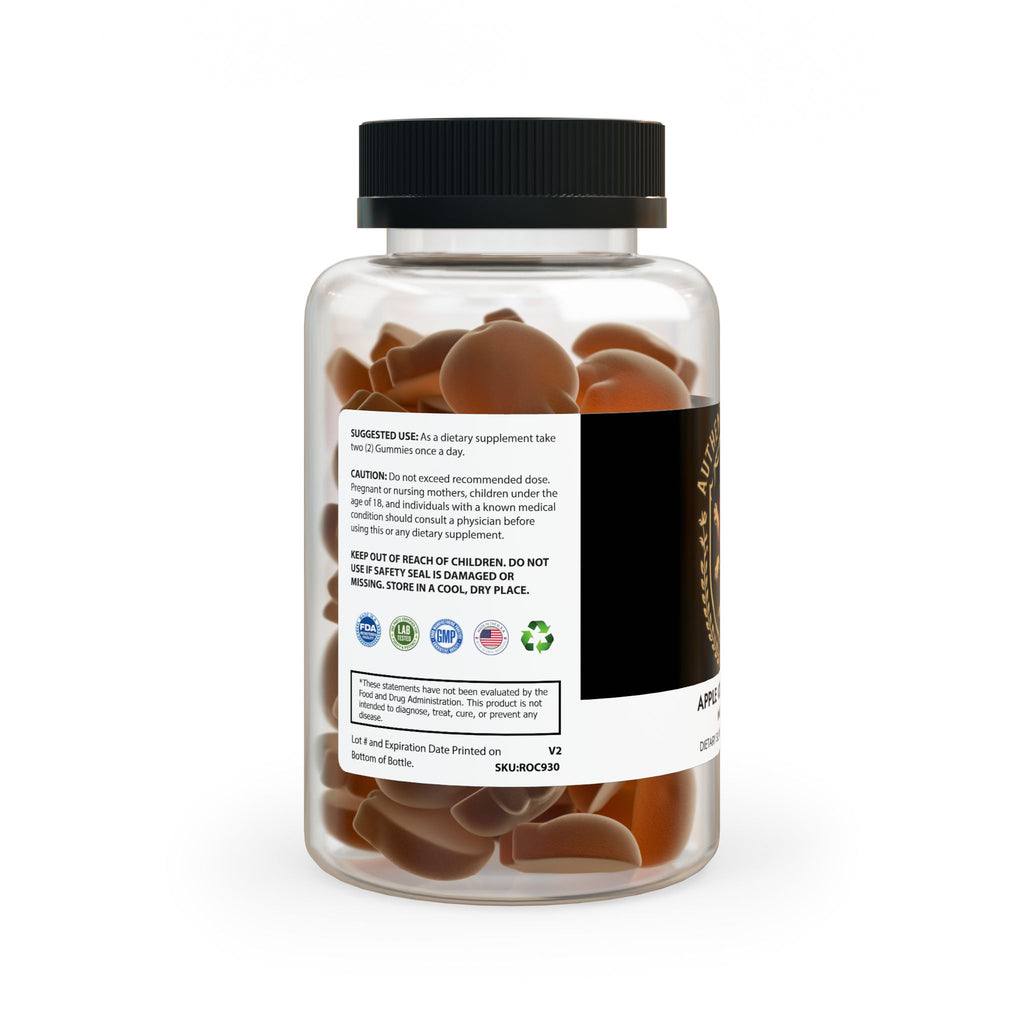 Authentic Royalty Apple Cider Vinegar Gummies (60 Gummies)