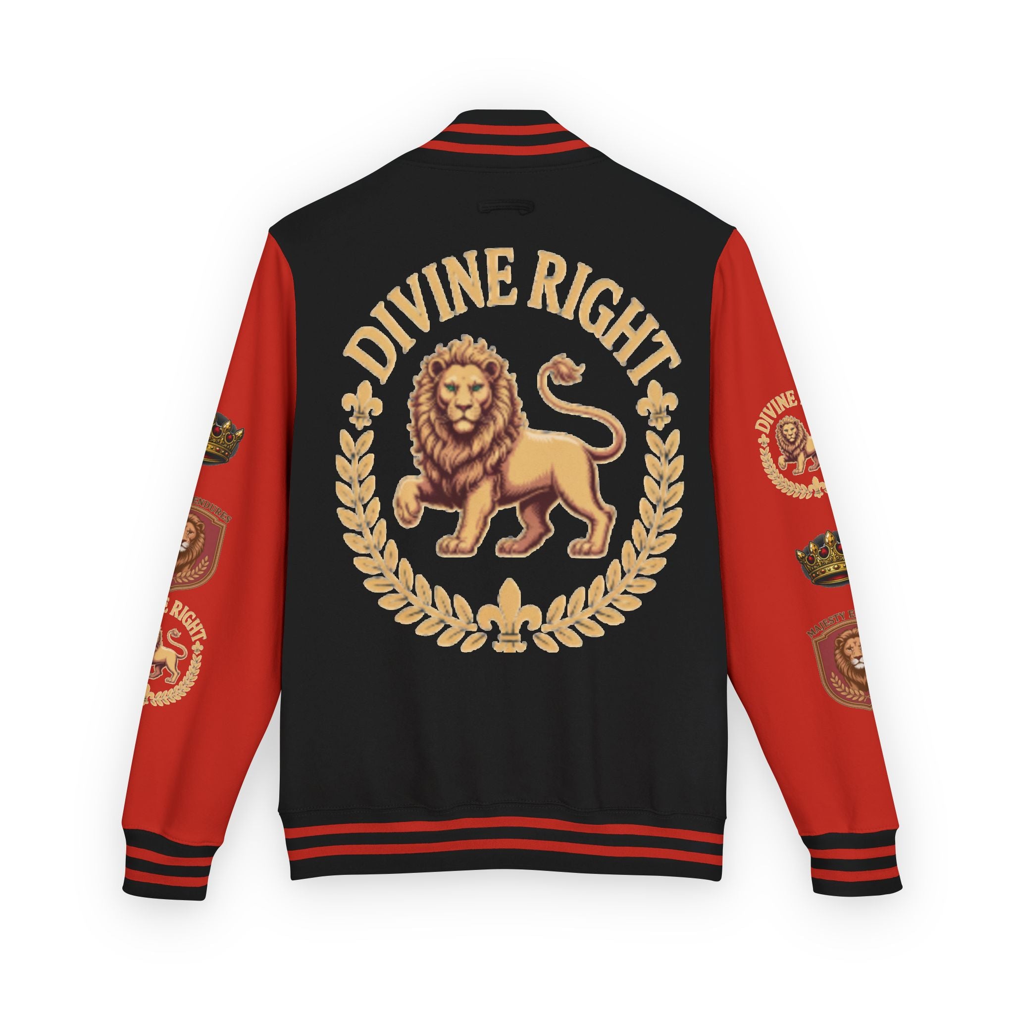 Authentic Royalty Men's "Crowned King" Letterman/Varsity Jacket