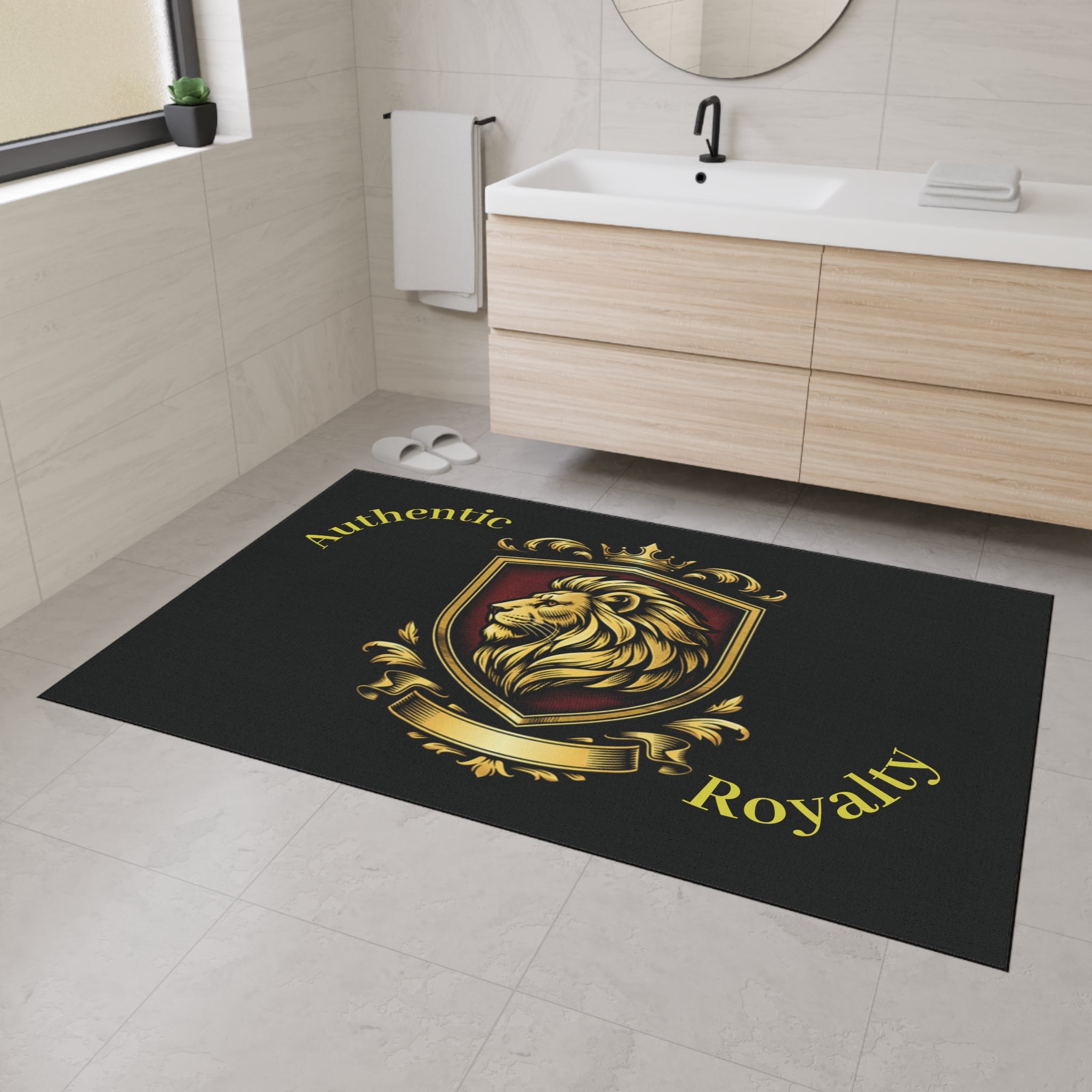 Authentic Royalty" Heavy-Duty Welcome Rug
