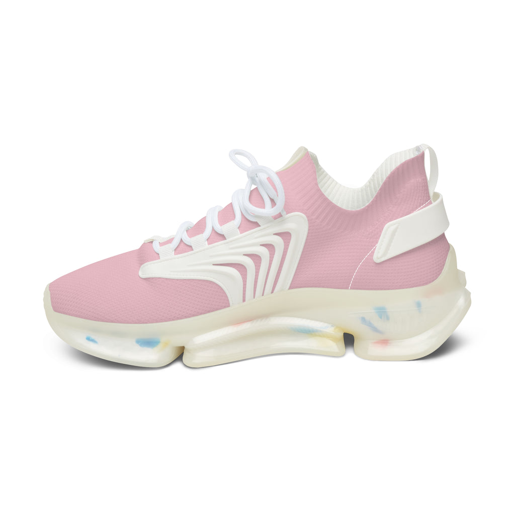 KoolKingKickz Women's "Plush Pink" Mesh Sneakers