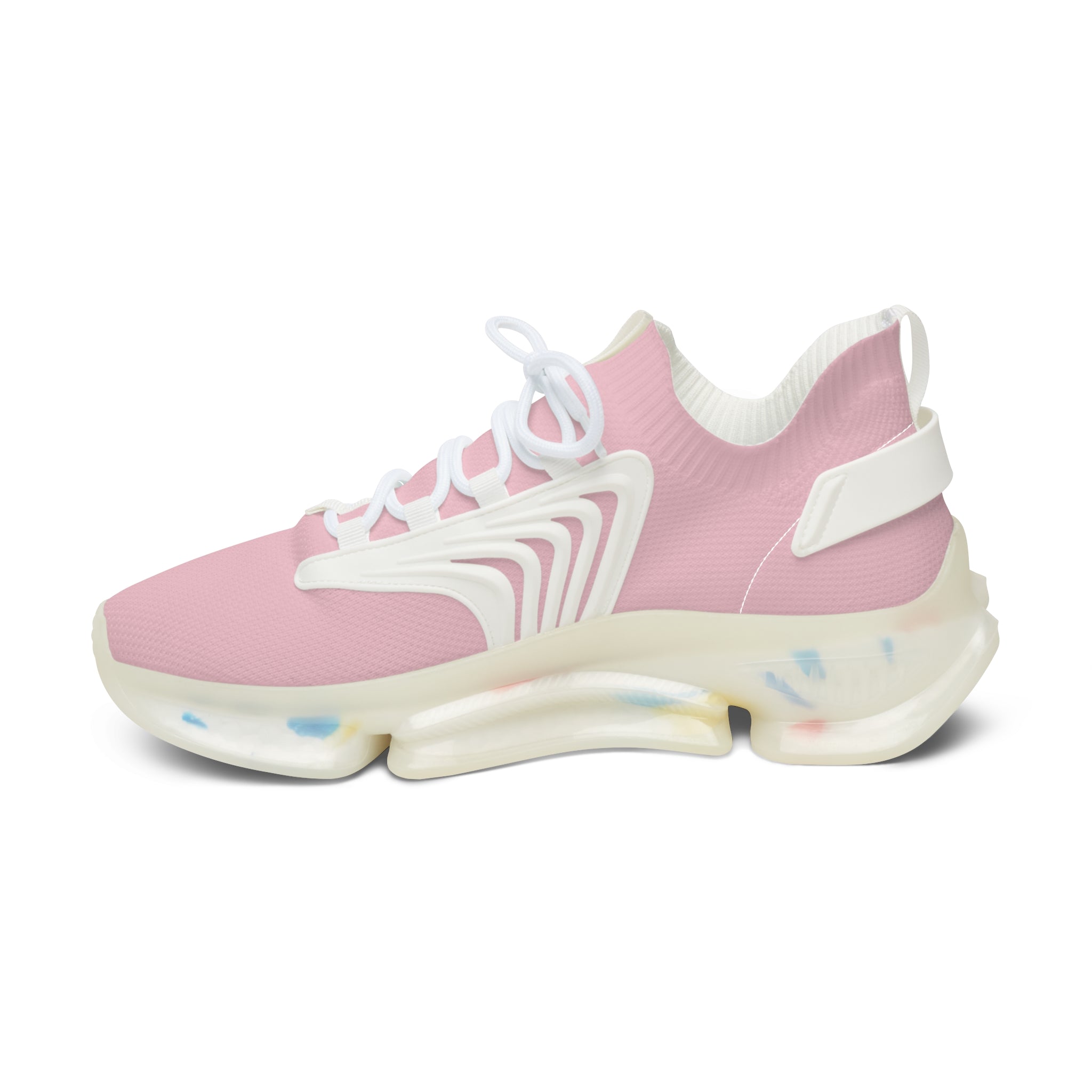 KoolKingKickz Women's "Plush Pink" Mesh Sneakers