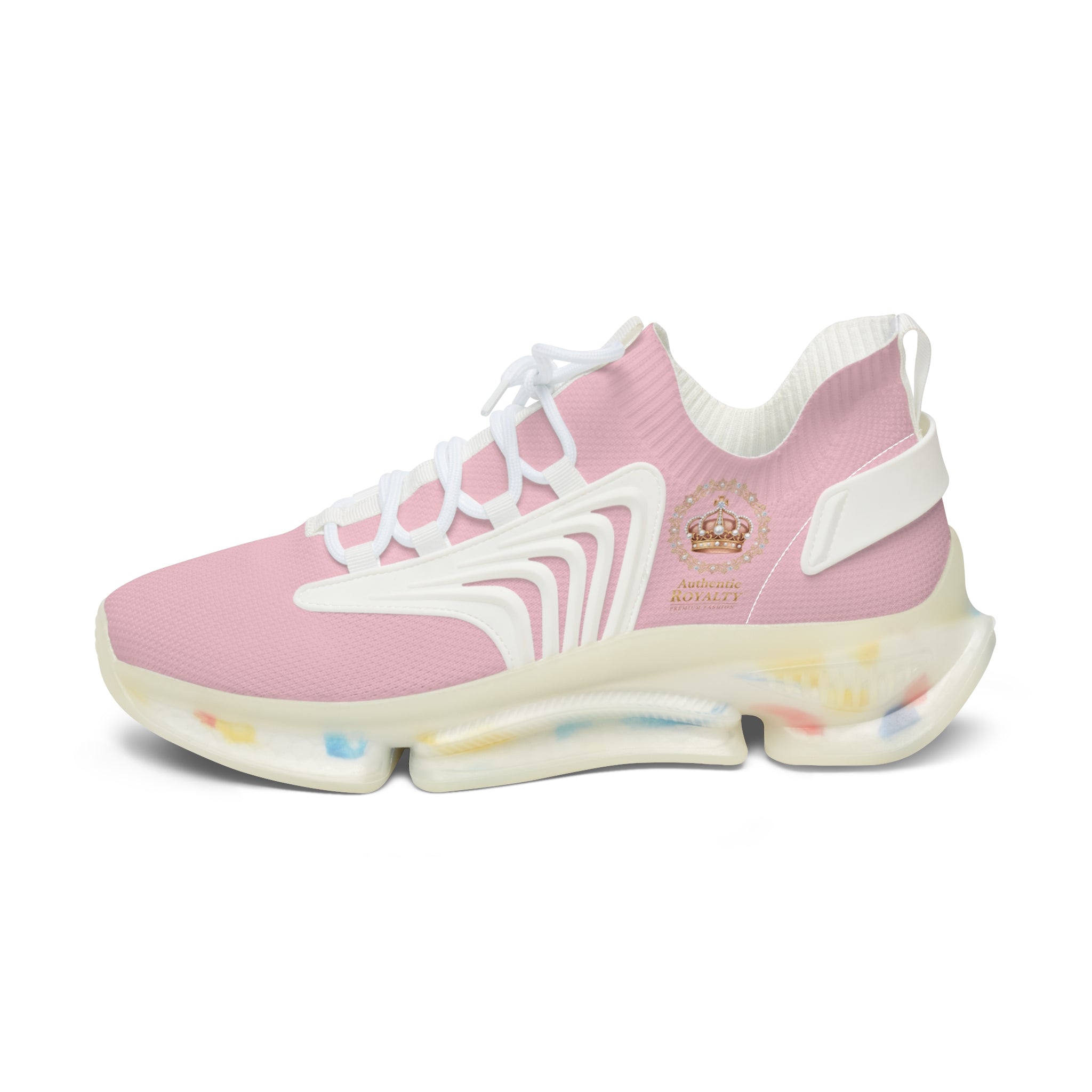 KoolKingKickz Women's "Plush Pink" Mesh Sneakers