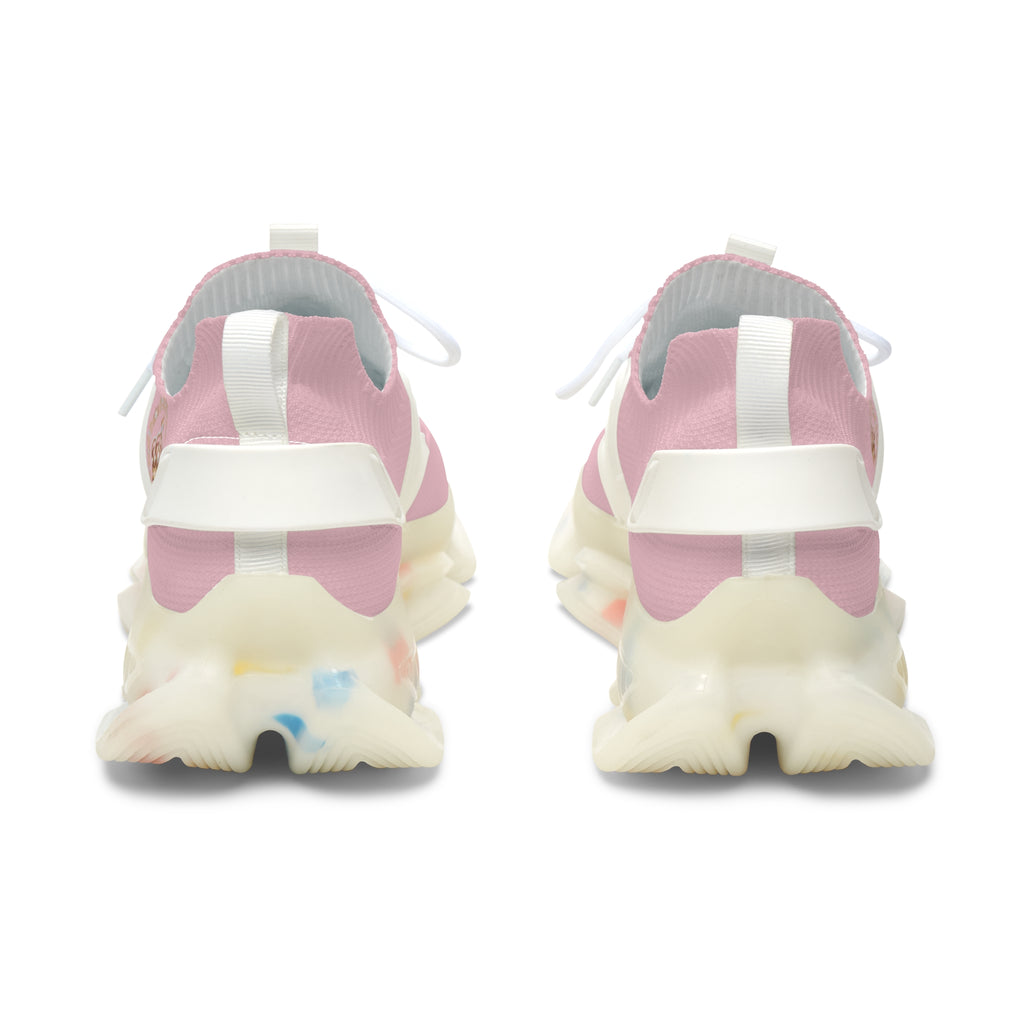 KoolKingKickz Women's "Plush Pink" Mesh Sneakers