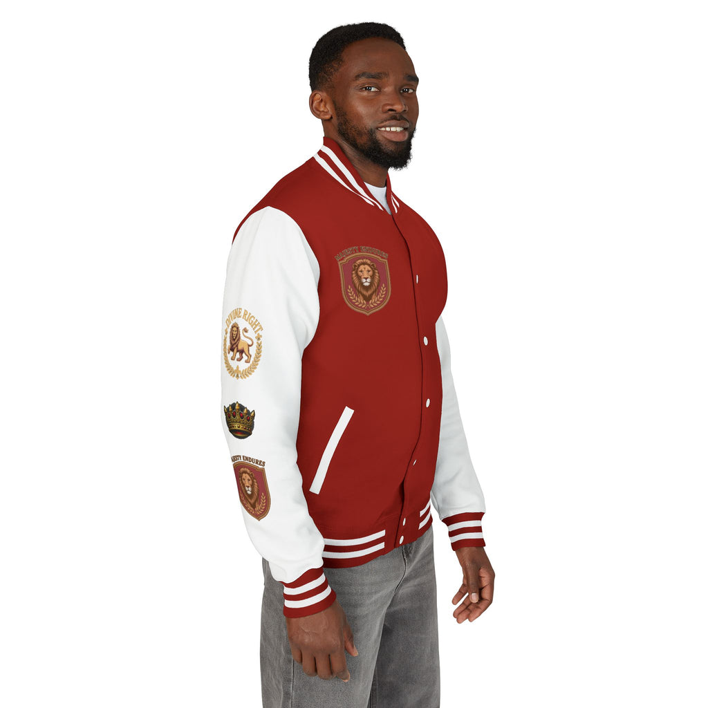 Authentic Royalty Men's "Crowned King" Letterman/Varsity Jacket