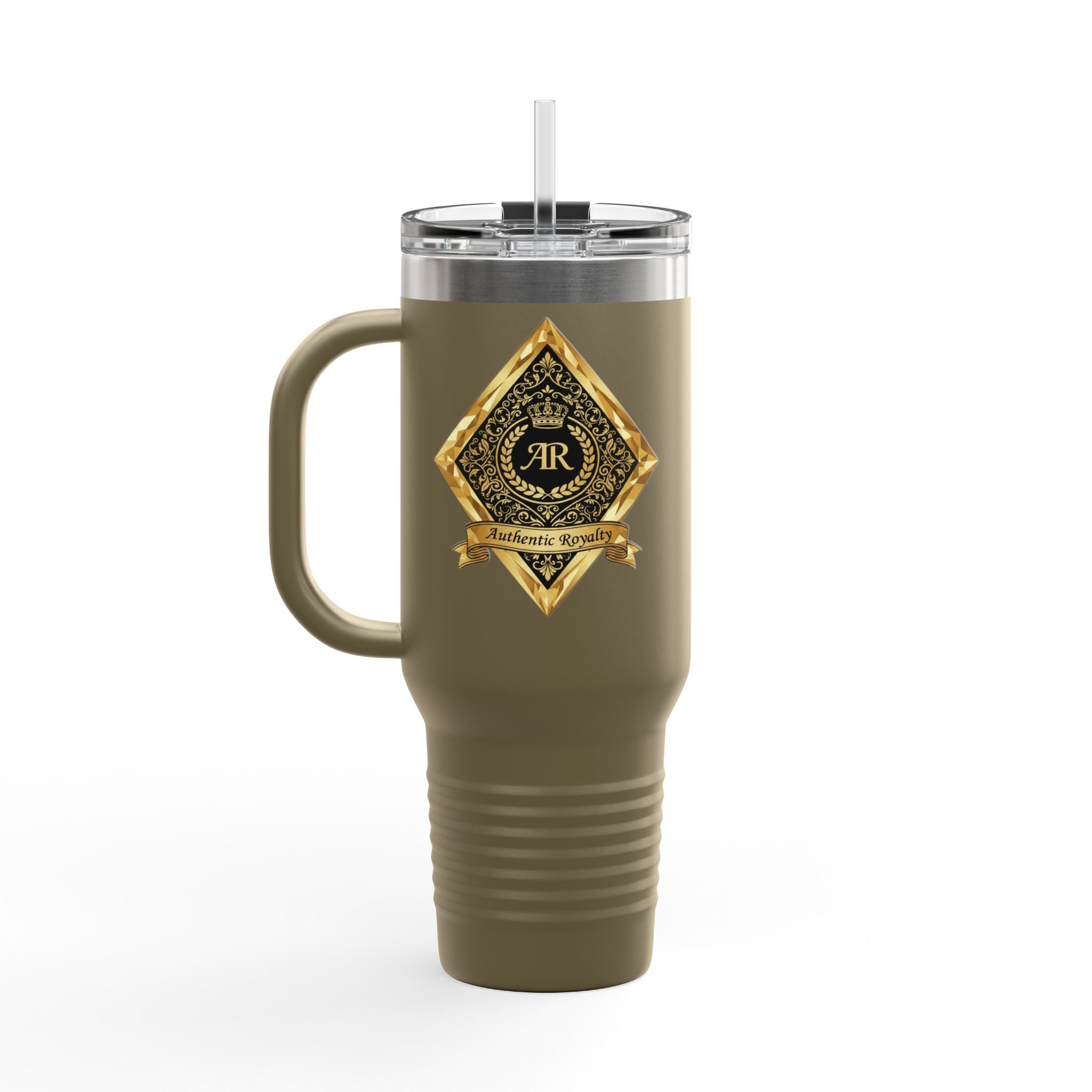 40oz "Gold Crest"  Tumbler