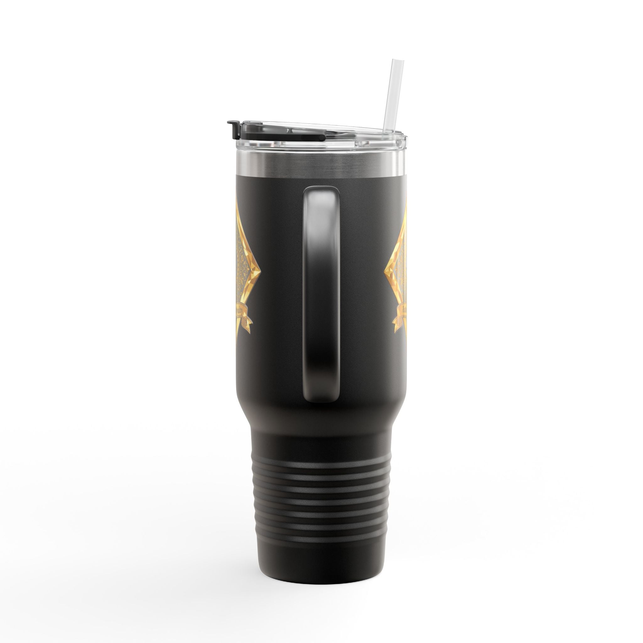 40oz "Gold Crest"  Tumbler