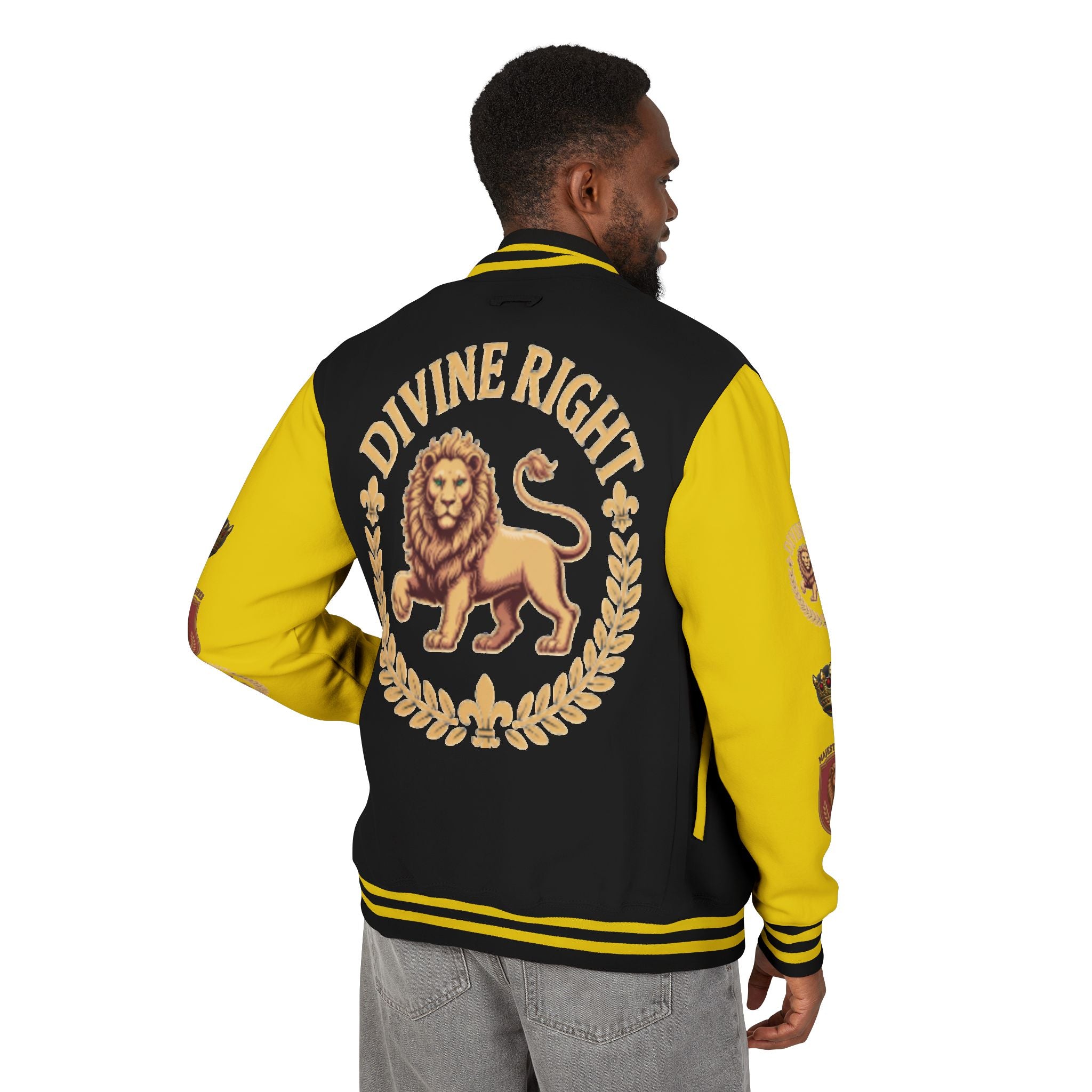 Men's "Crowned King" Varsity Jacket
