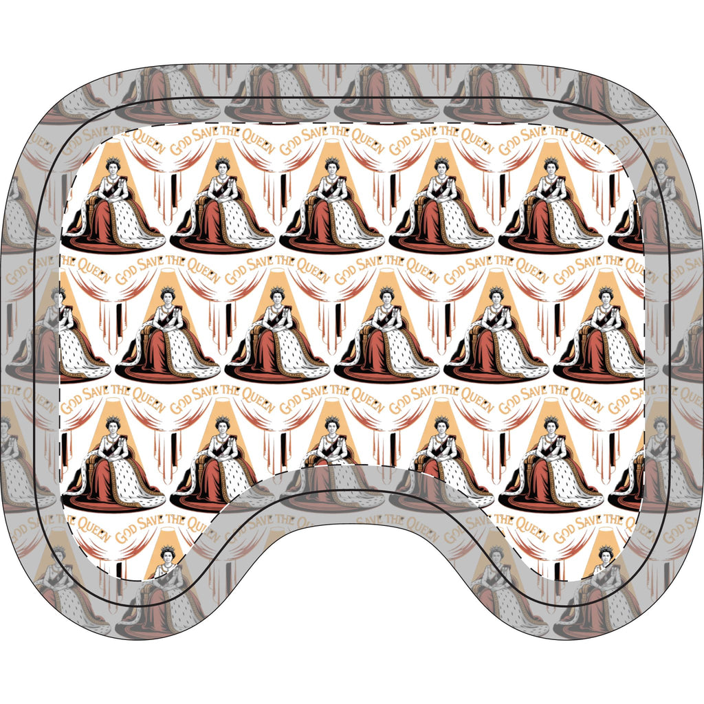 "God Save the Queen" Bathroom Mats & Lid Cover Set