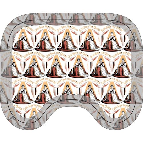 "God Save the Queen" Bathroom Mats & Lid Cover Set