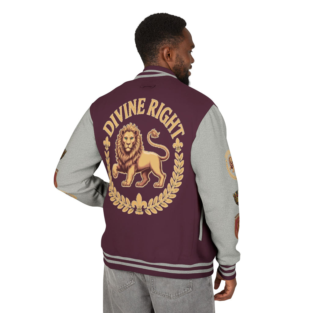 Authentic Royalty Men's "Crowned King" Letterman/Varsity Jacket