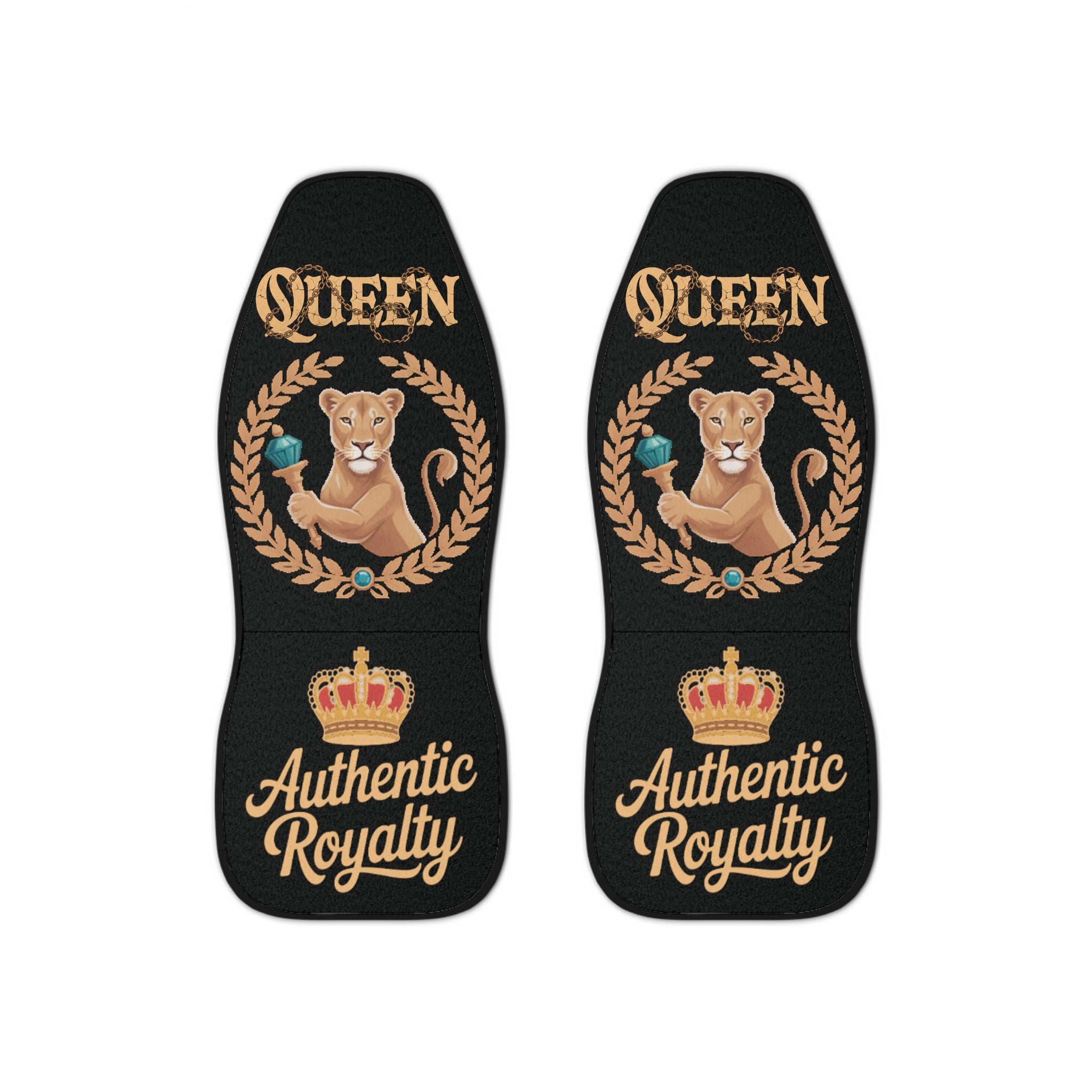 "Queen Lioness" 4 Set Car Seat Covers