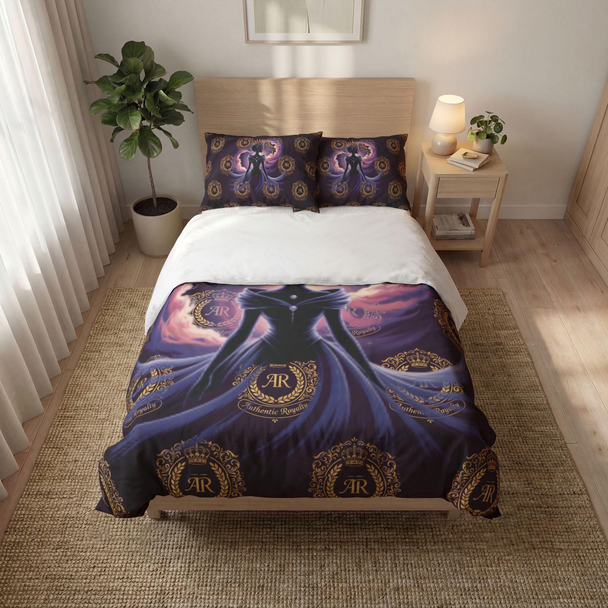 "Midnight Queen" Quilt Cover Set