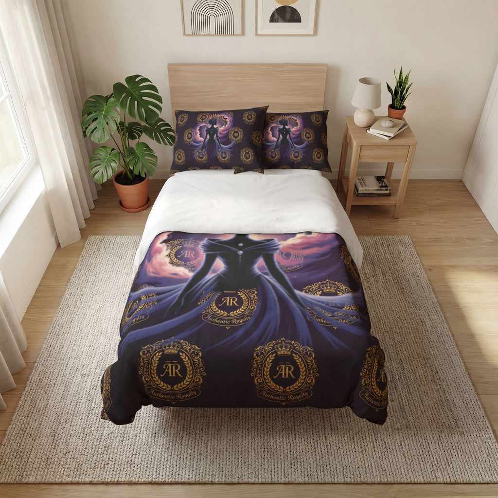 "Midnight Queen" Quilt Cover Set