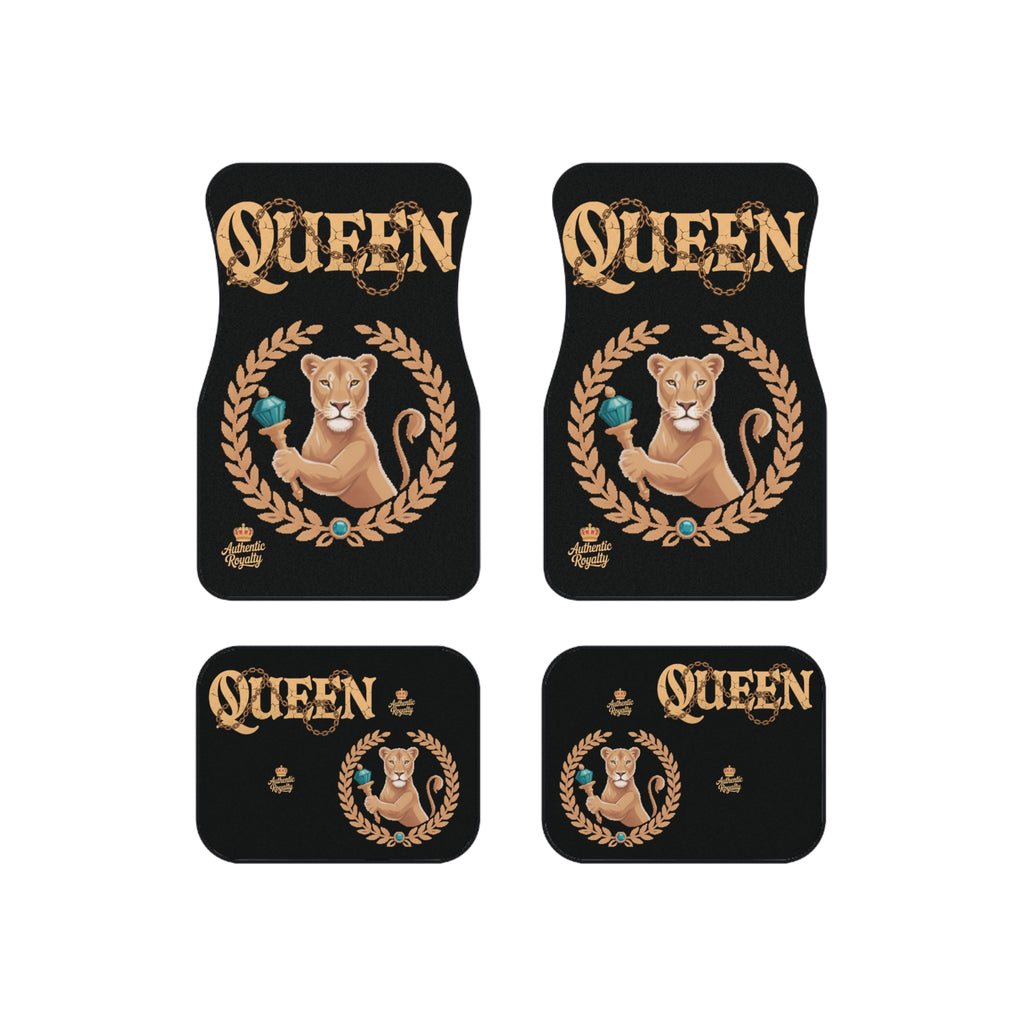 "Queen Lioness" 4 Set Car Mats