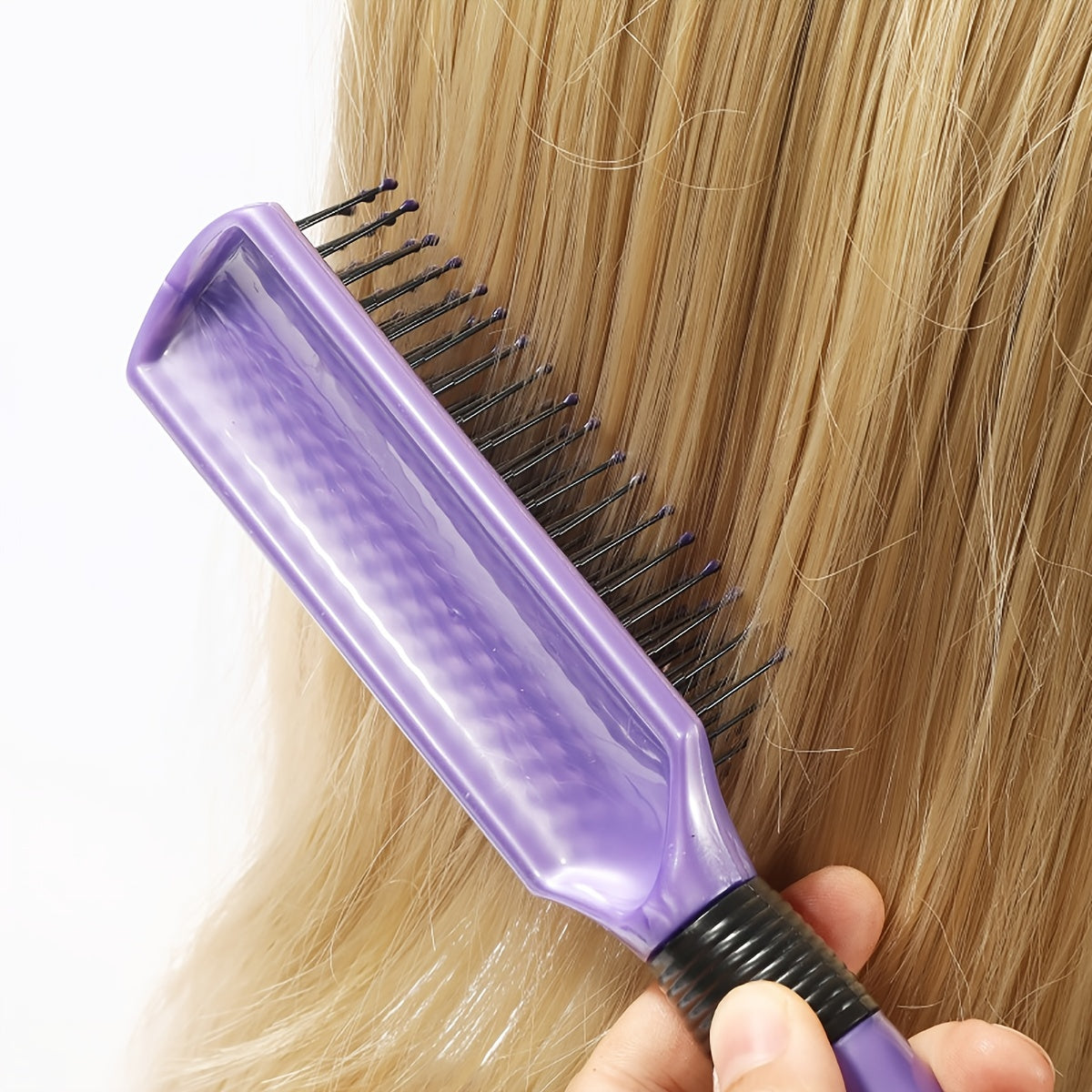 1pc Plastic Detangling Brush Hairdressing Comb Rib Comb Massage Hair Brush For All Hair Types For Men And Women