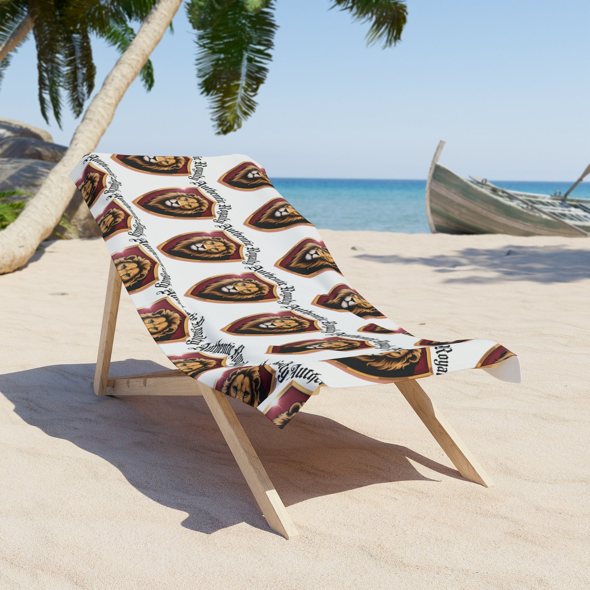 Authentic Royalty "King Lion" Beach Towel