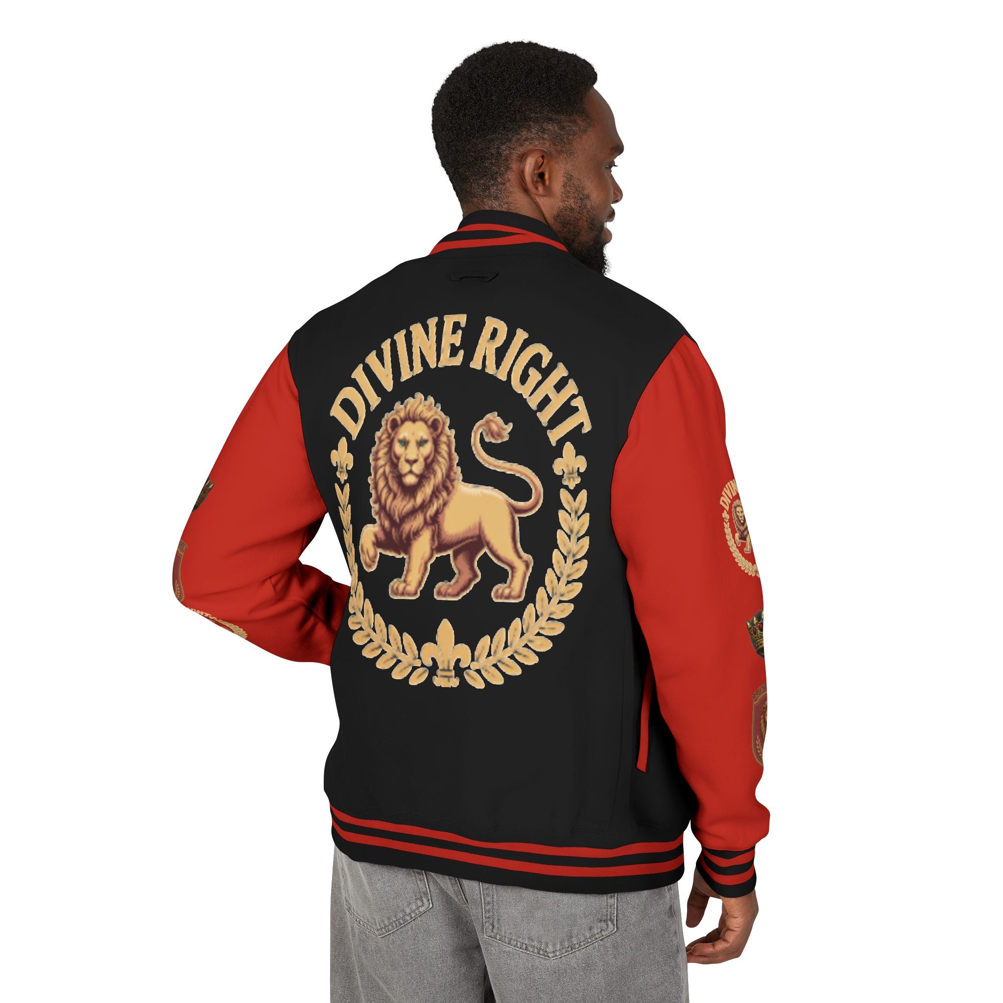 Men's "Crowned King" Varsity Jacket