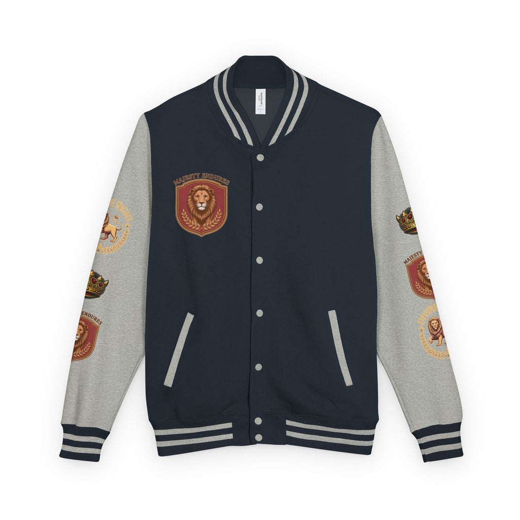 Authentic Royalty Men's "Crowned King" Letterman/Varsity Jacket